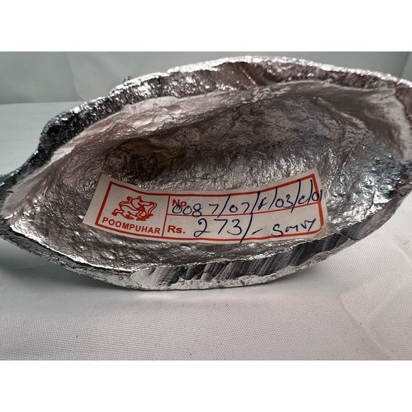 Set Of Vtg Poompuhar Indian‎ Folk Art Decorative Giraffes Silver Tone 7.5” - Picture 13 of 14